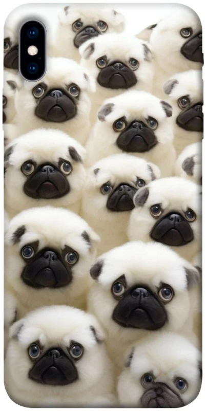 Чохол на Apple iPhone X (5.8") Doggy Pug Love фото 1 з 1