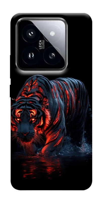 Чехол на Xiaomi 14 Pro fire tiger фото 1 из 1