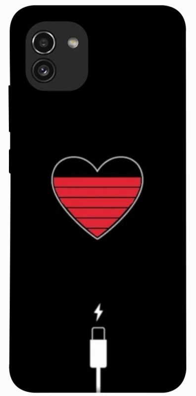 Чохол на Samsung Galaxy A03 Charge your heart фото 1 з 1