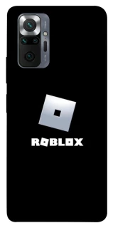 Чехол на Xiaomi Redmi Note 10 Pro Roblox logo black фото 1 из 1