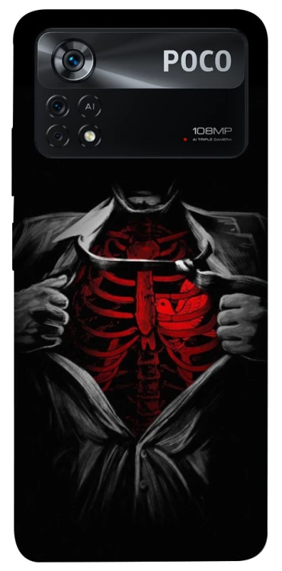 Чохол на Xiaomi Poco X4 Pro 5G Skeleton Heart фото 1 з 1