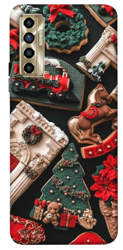 Чохол на TECNO Camon 17P Новорічний v20 фото 1 з 1