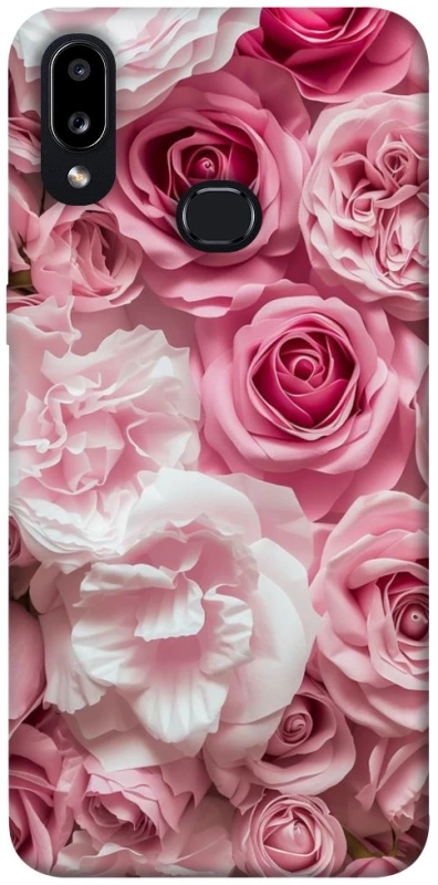 Чохол на Samsung Galaxy A10s Рожеві Квіти фото 1 з 1