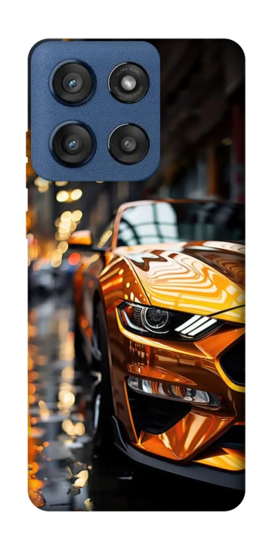 Чохол на Motorola Edge 60 Stylus Golden sports car фото 1 з 1