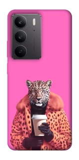 Чохол на Realme C75 Леопард з кавою фото 1 з 1