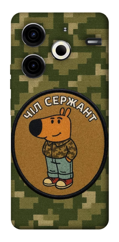Чохол на TECNO Pova 6 Neo (LI6) Чіл сержант фото 1 з 1