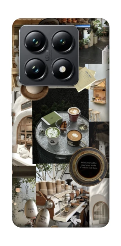 Чехол на Xiaomi 14T Pro Coffee collage ver.4 фото 1 из 1
