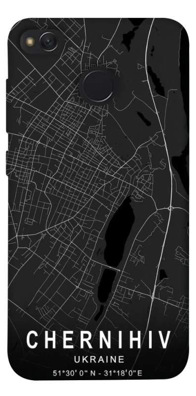Чохол на Xiaomi Redmi 4X Chernihiv map фото 1 з 1
