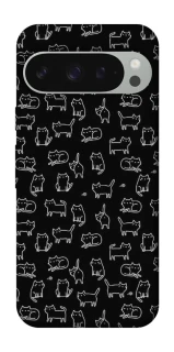 Чохол на Google Pixel 10 Pro XL Black Cats фото 1 Чохол на Google Pixel 10 Pro XL Black Cats фото 1 з 1