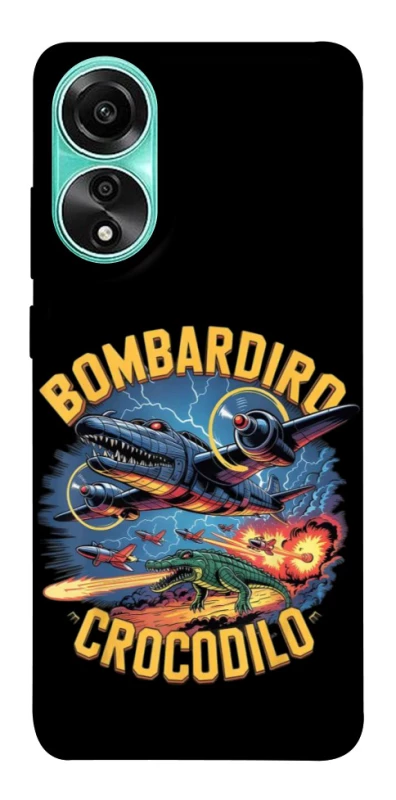 Чехол на Oppo A78 4G Bombardino Crocodilo v2 фото 1 из 1