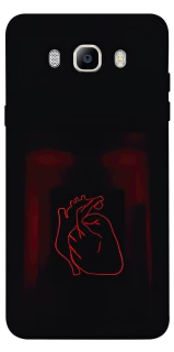 Чехол на Samsung J710F Galaxy J7 (2016) Красное сердце фото 1 из 1