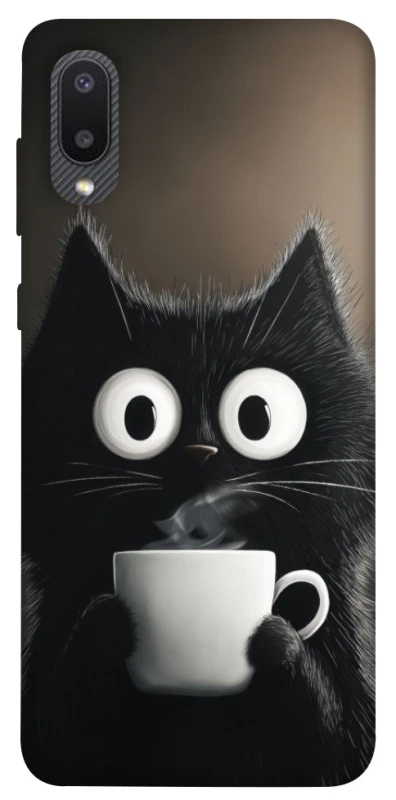 Чохол на Samsung Galaxy A02 morning cat фото 1 з 1