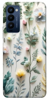 Чехол на TECNO Camon 18 Floral design ver.4 фото 1 из 1