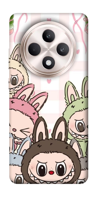 Чохол на Oppo Reno 12 F 4G/5G All Labubu 2 фото 1 з 1