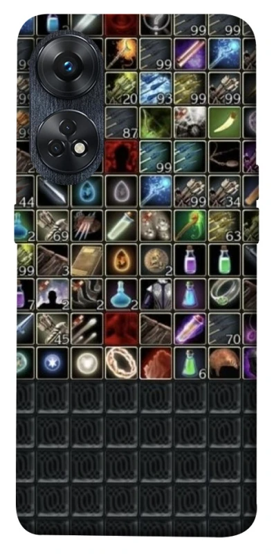 Чохол на Oppo Reno 8T 4G Inventory menu ver.2 фото 1 з 1