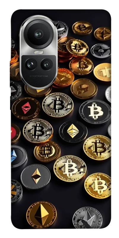 Чохол на Oppo Reno 10 Many coins фото 1 з 1