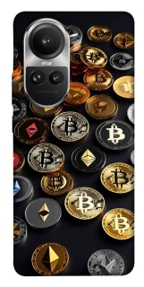 Чехол на Oppo Reno 10 Many coins фото 1 из 1