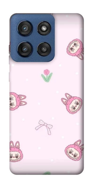 Чохол на Motorola Edge 60 Stylus Labubu Flower фото 1 з 1