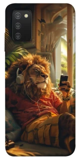 Чехол на Samsung Galaxy A03s Лев v2 фото 1 из 1