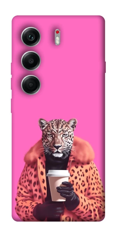 Чохол на Tecno Camon 40 Леопард з кавою фото 1 з 1