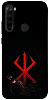 Чохол на Xiaomi Redmi Note 8 Berserk Red Logo фото 1 з 1