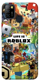 Чехол на Infinix Hot 10 Lite Life is Roblox фото 1 из 1