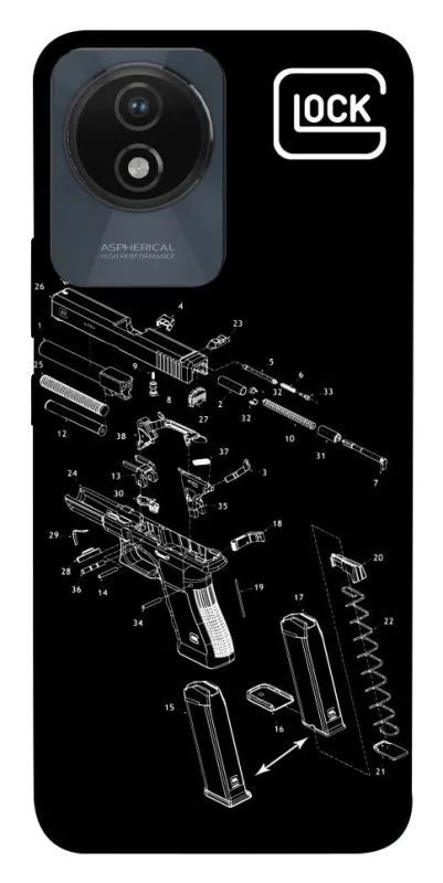 Чохол на Vivo Y02 LOCK фото 1 з 1