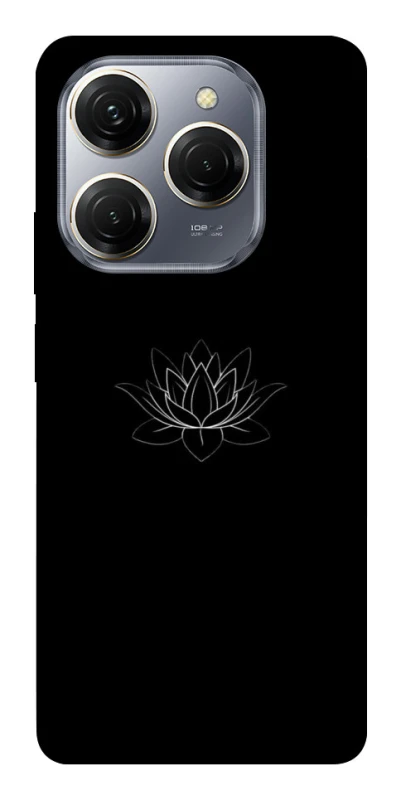 Чехол на TECNO Spark 20 Pro Black Lotus фото 1 Чехол на TECNO Spark 20 Pro Black Lotus фото 1 из 1