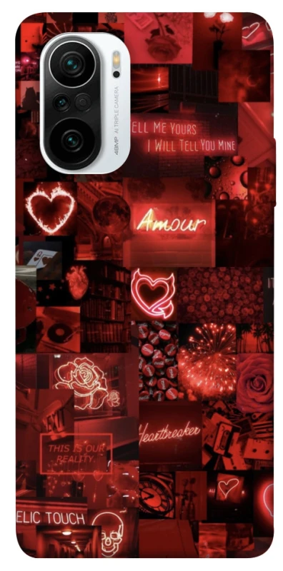 Чохол на Xiaomi Redmi K40 / K40 Pro / K40 Pro+ / Poco F3 Love collage ver.6 фото 1 з 1