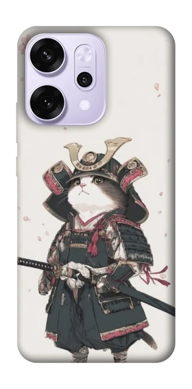 Чохол на Oppo Reno 14 Pro Samurai Cat Warrior фото 1 з 1