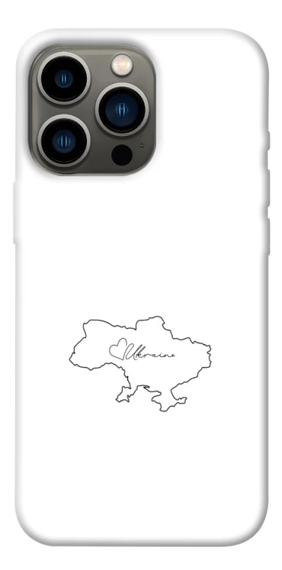 Чохол на Apple iPhone 13 Pro (6.1") Ukraine map фото 1 з 1