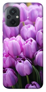 Чехол на Xiaomi Poco M5 Фиолетовые тюльпаны фото 1 из 1