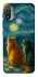 Чохол на Motorola Moto E20 Cats under the stars фото 1 з 1