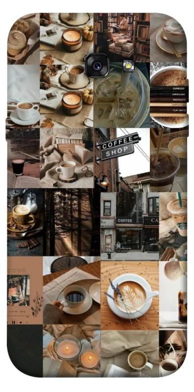 Чохол на Samsung A720 Galaxy A7 (2017) Coffee collage ver.3 фото 1 з 1