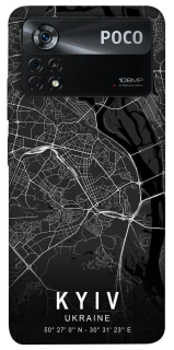 Чехол на Xiaomi Poco X4 Pro 5G Kyiv map фото 1 из 1
