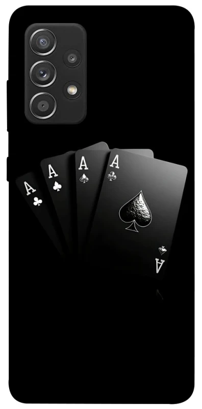 Чохол на Samsung Galaxy A52 4G / A52 5G Black Cards фото 1 з 1