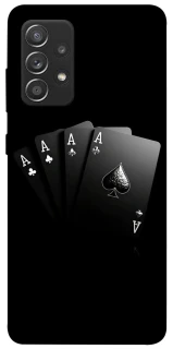 Чехол на Samsung Galaxy A52 4G / A52 5G Black Cards фото 1 из 1