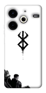 Чехол на TECNO Pova 6 Neo (LI6) berserk white фото 1 из 1