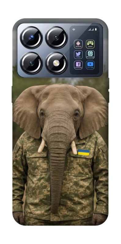 Чохол на Xiaomi POCO X8 Pro Слон захисник фото 1 з 1