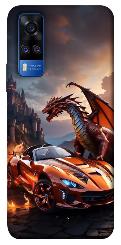 Чохол на Vivo Y51a Сar and dragon фото 1 з 1