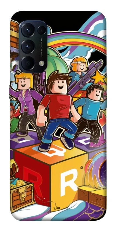 Чохол на Oppo Reno 5 4G Roblox family фото 1 з 1