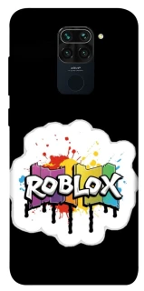 Чехол на Xiaomi Redmi Note 9 / Redmi 10X Roblox logo ver.2 фото 1 из 1
