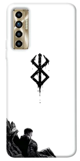 Чехол на TECNO Camon 17P berserk white фото 1 из 1