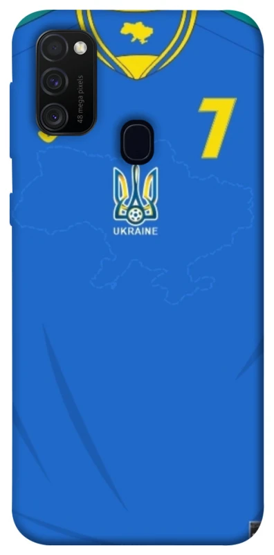 Чехол на Samsung Galaxy M30s / M21 UA-Football ver.4 фото 1 из 1