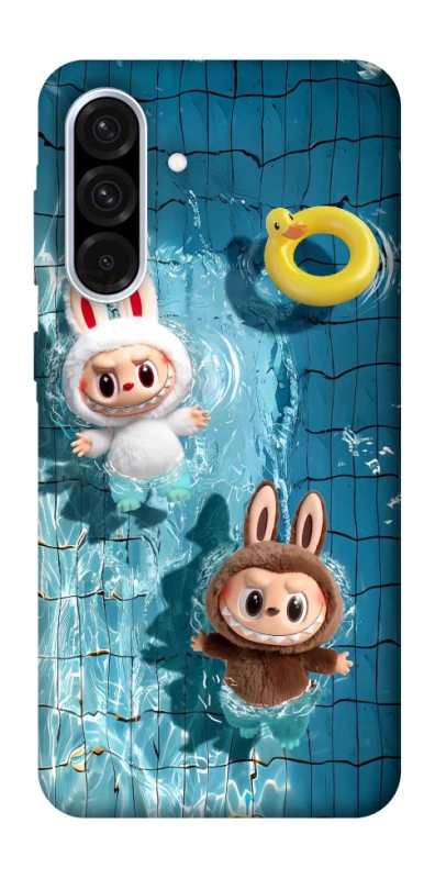 Чохол на Samsung Galaxy A36 5G Labubu in the pool фото 1 з 1