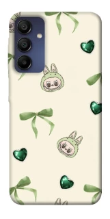 Чехол на Samsung Galaxy A15 4G/5G Labubu Green Heart фото 1 из 1
