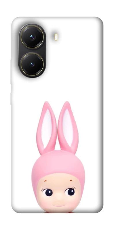 Чохол на Xiaomi Poco X7 Pro Minimal Bunny Peek фото 1 з 1