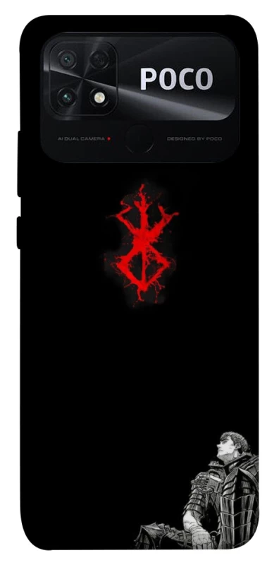 Чохол на Xiaomi Poco C40 berserk black фото 1 з 1