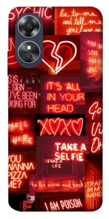 Чохол на Oppo A17 Love collage ver.7 фото 1 з 1