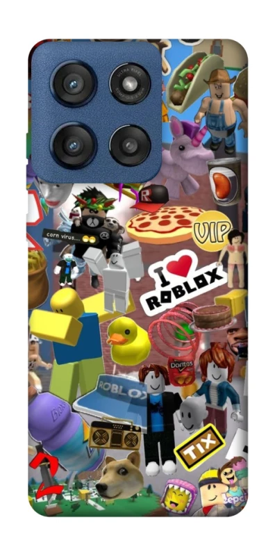 Чехол на Motorola Edge 60 Stylus Roblox collage ver.5 фото 1 из 1
